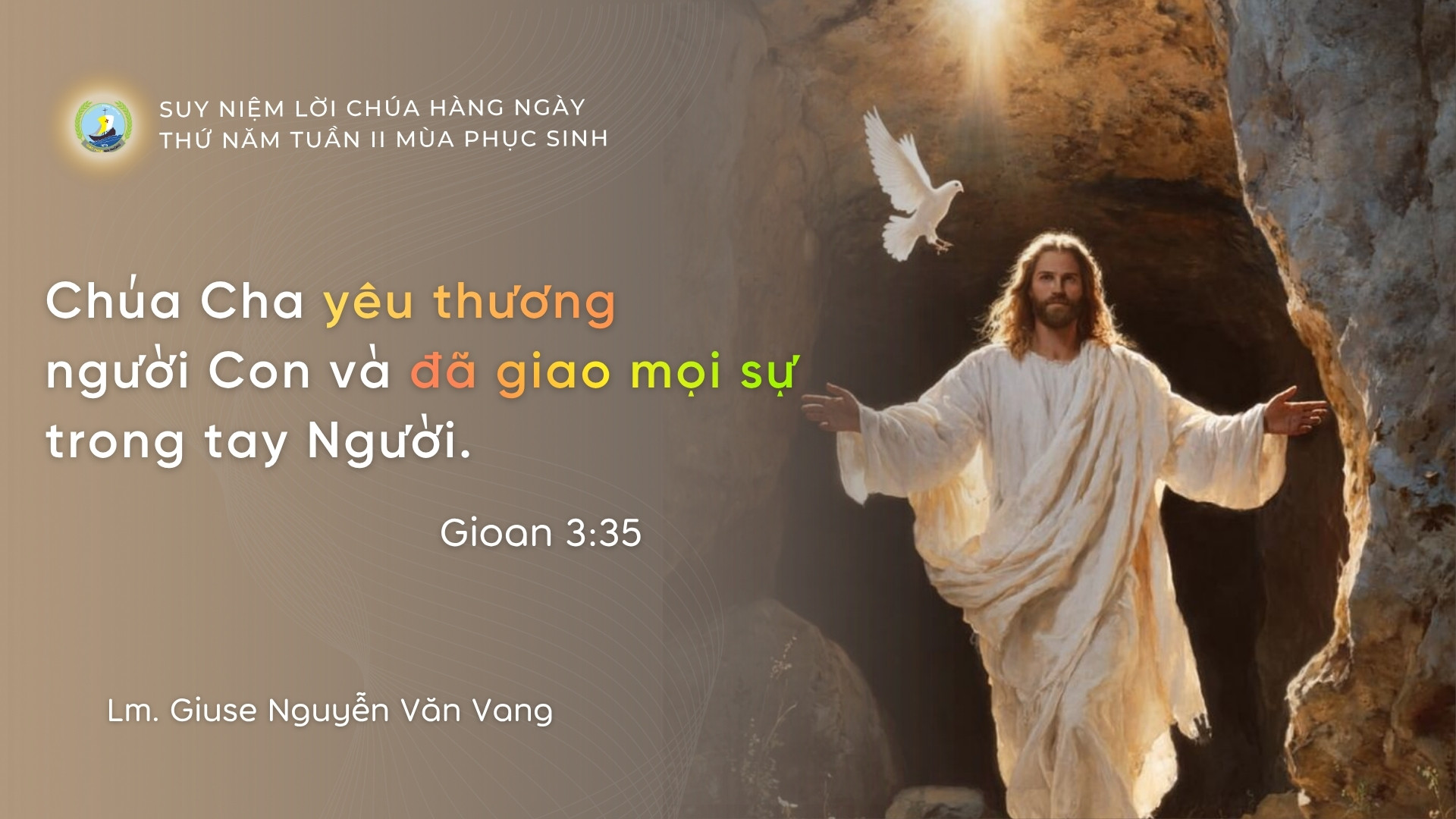 Suy Niệm Lời Chúa Hằng Ngày | Thứ Năm Tuần II _ Mùa Phục sinh